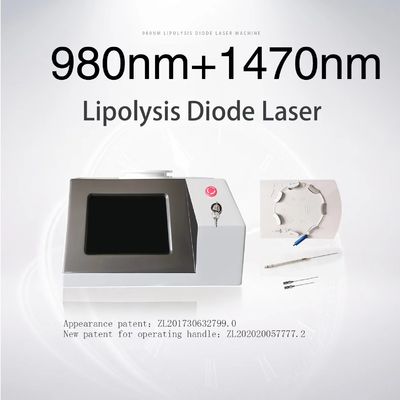 Touch Screen 1470NM Diode Laser Lipolysis Machine With Air Cooling System For Body Contouring In 2-3 Sessions