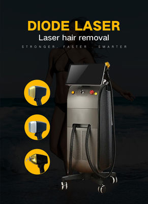 3 attrezzatura del laser di depilazione del corpo della macchina 808nm di depilazione del laser di lunghezza d'onda